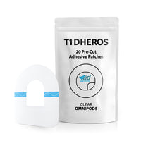 T1DHeros Clear Adhesive Patch for Omnipod® 5 – Waterproof Protective Cover